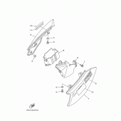 Схема вузла: Бічна кришка Yamaha TTR50 TT-R50
