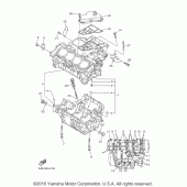 Схема вузла: Картер двигуна Yamaha FZ6 FZ6R