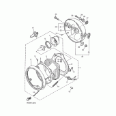 Схема узла: Фара Yamaha XJ600 Diversion (Naked)