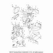 Схема узла: Боковая крышка Yamaha XVS1100 V-Star Custom