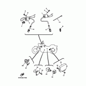 Схема вузла: Електрообладнання 2 Yamaha XVS650 Drag Star