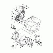 Схема узла: Крышки картера 1 Yamaha XVS125 Drag Star