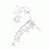 Схема узла: Крыло Yamaha YBR125