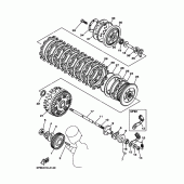Схема вузла: Зчеплення Yamaha XVS1100 Drag Star