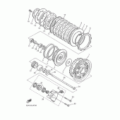 Схема вузла: Embrayage Yamaha XJR1300