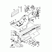 Схема вузла: Задній гальмівний циліндр Yamaha XV1900 Roadliner S