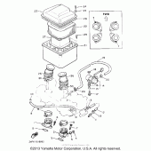 Схема вузла: Повітряний фільтр Yamaha XVZ1300 Venture Royale