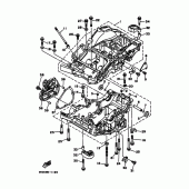 Схема узла: Картер двигателя Yamaha TDM850