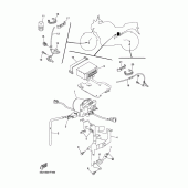 Схема вузла: Електроустаткування 3 Yamaha FZ6 FZ6 (Naked, ABS)