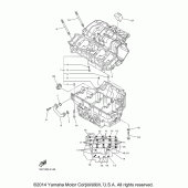Схема вузла: Картер двигуна Yamaha FZ1 FZ1
