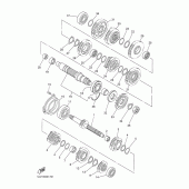 Схема вузла: Трансмісія Yamaha YZF-R1 R1