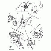 Схема узла: Электрооборудование 1 Yamaha XJR1300
