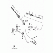 Схема вузла: Кермо та Тросики Yamaha YZF-R3