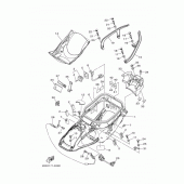 Схема узла: Сиденье 2 Yamaha XP500 T-MAX