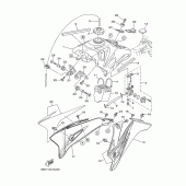 Схема узла: Топливный бак Yamaha TTR110 TT-R110