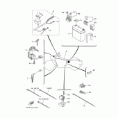 Схема вузла: Електрообладнання 2 Yamaha XV1900 Stratoliner S