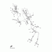 Схема вузла: Передній гальмівний циліндр Yamaha YZF-R1 R1