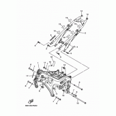 Схема вузла: Рама Yamaha XSR900/MTM850 XSR900