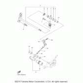 Схема вузла: Вал перемикання Yamaha XVS950 Bolt R-Spec