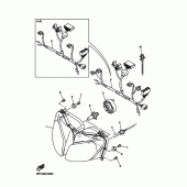Схема узла: Фара Yamaha FZS600 FAZER