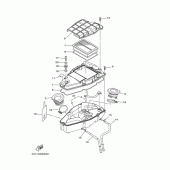 Схема узла: Впускная система 2 Yamaha XV1900 Midnight Star