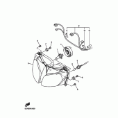 Схема узла: Фара Yamaha FZS1000 FAZER