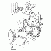 Схема узла: Опция (HEADLIGHT) Yamaha YZF750 YZF750