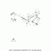 Схема вузла: Вал перемикання Yamaha TTR125 TT-R125