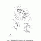 Схема узла: Топливный бак Yamaha XV1900 Raider SCL