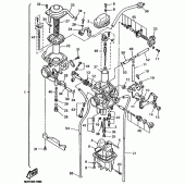 Схема вузла: Карбюратор Yamaha TT600