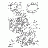 Схема вузла: Картер двигуна Yamaha XV535 Virago