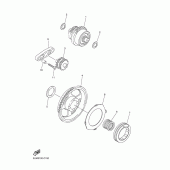 Схема узла: Привод стартера Yamaha WR250 WR250F