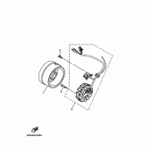 Схема вузла: Генератор Yamaha TTR230 TT-R230