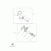 Схема узла: Опционные детали 1 Yamaha YZ125