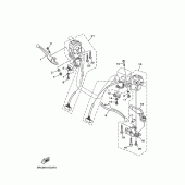 Схема вузла: Пульт керування рульовим та важелем Yamaha YP400 Grand Majesty