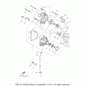 Схема вузла: Водяний насос Yamaha XTZ1200 Super Tenere