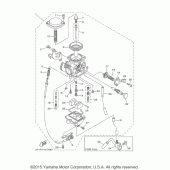 Схема вузла: Карбюратор Yamaha TW200