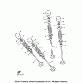 Схема узла: Клапан Yamaha FZ6 FZ6R