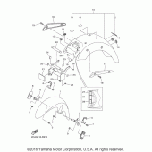 Схема узла: Крыло Yamaha XVS1300 V-Star Deluxe