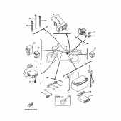 Схема вузла: Електроустаткування 1 Yamaha SRV250 Renaissa