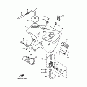 Схема узла: Топливный бак Yamaha WR250 WR250Z