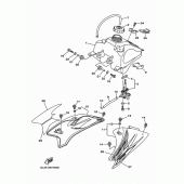 Схема вузла: Паливний бак Yamaha TTR50 TT-R50