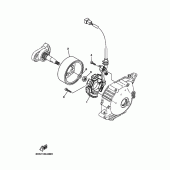 Схема вузла: Генератор Yamaha TTR90 TT-R90