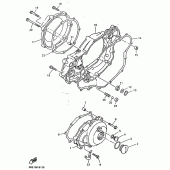 Схема узла: Крышки картера 1 Yamaha YZ400
