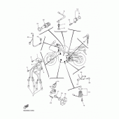 Схема узла: Электрооборудование 1 Yamaha FZ6 FZ6 FAZER S2 (ABS)