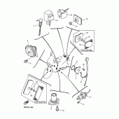 Схема узла: Электрооборудование 2 Yamaha XJ600 Diversion (S-TYPE)