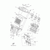 Схема вузла: Впускна система 2 Yamaha MT09/MTN850 MT-09 Tracer