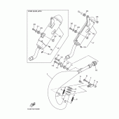 Схема вузла: Вихлопна система Yamaha YZ125