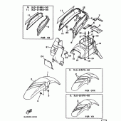 Схема узла: Крыло Yamaha XTZ750 Super Tenere