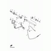 Схема вузла: Кермо та Тросики Yamaha YZF-R1 R1M